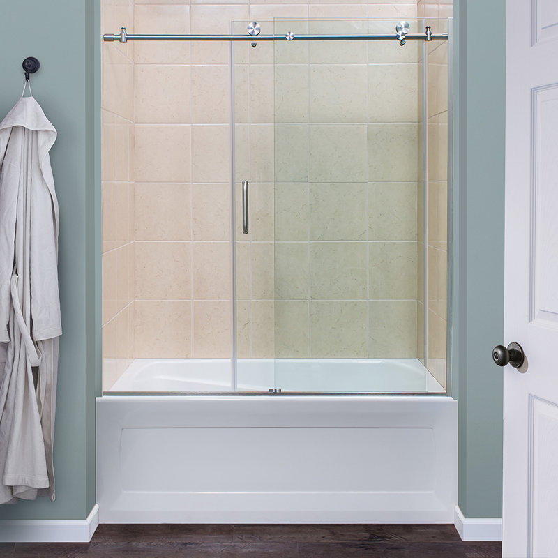 Hazelwood Home Marina 60 Quot X 62 Quot Single Sliding Frameless